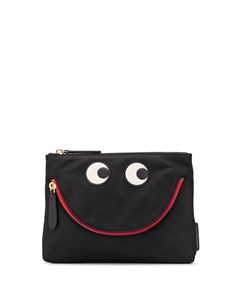 Клатч Eyes на молнии Anya hindmarch