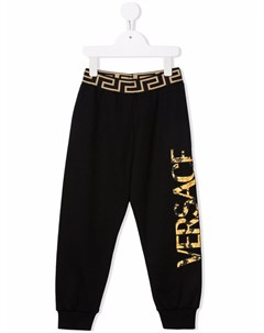 Спортивные брюки с узором Barocco Versace kids