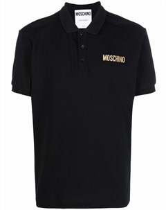 Рубашка поло с логотипом Moschino