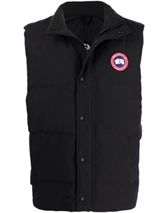 Дутый жилет с нашивкой логотипом Canada goose