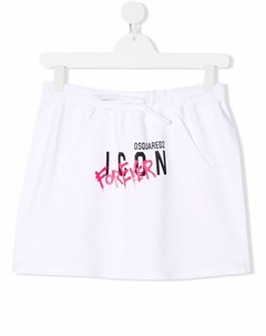 Юбка с кулиской и логотипом Dsquared2 kids