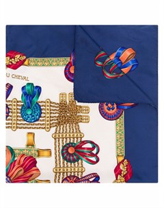 Шелковый платок Les Rubans du Cheval 1988 го года Hermes