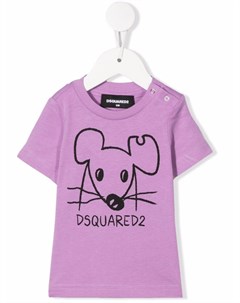 Футболка Mouse с логотипом Dsquared2 kids