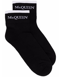 Комплект из двух пар носков в рубчик Alexander mcqueen