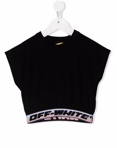 Футболка с логотипом Off-white kids