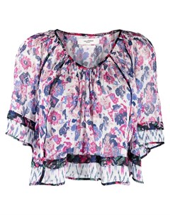 Укороченная блузка с цветочным принтом Isabel marant étoile