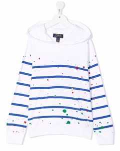 Худи с эффектом разбрызганной краски Ralph lauren kids