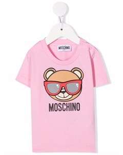 Футболка с принтом Moschino kids