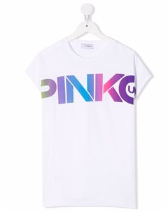 Футболка с логотипом Pinko kids