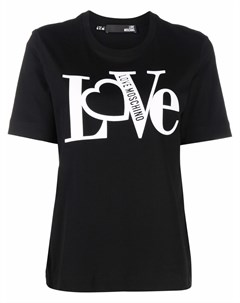 Футболка Love с логотипом Love moschino