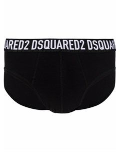 Комплект из двух трусов брифов с логотипом Dsquared2