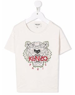 Толстовка из органического хлопка с вышивкой Tiger Kenzo kids