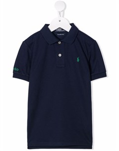 Рубашка поло с вышитым логотипом Ralph lauren kids