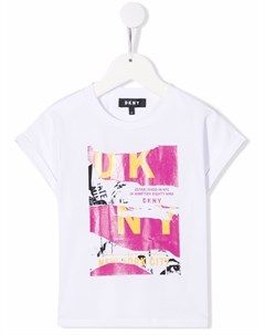 Футболка с логотипом Dkny kids