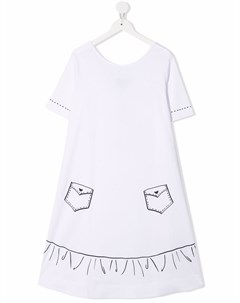 Футболка с короткими рукавами и принтом Emporio armani kids