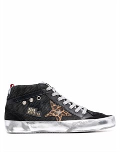 Высокие кеды с нашивками Golden goose