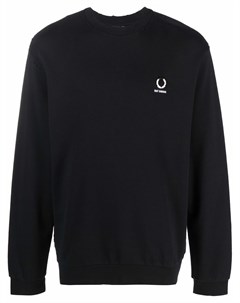 Толстовка с круглым вырезом и эффектом потертости Raf simons x fred perry