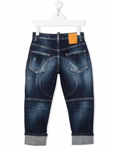 Джинсы в технике пэчворк Dsquared2 kids