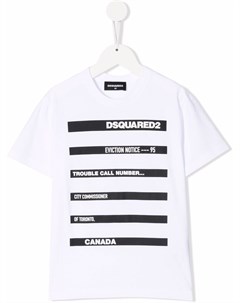 Футболка с логотипом Dsquared2 kids