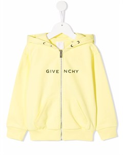 Худи на молнии с логотипом Givenchy kids