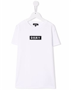 Платье футболка с логотипом Dkny kids