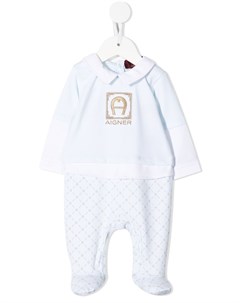 Комбинезон для новорожденного с вышитым логотипом Aigner kids