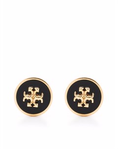 Серьги гвоздики с логотипом Tory burch