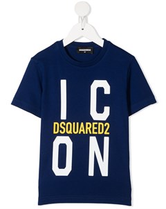 Футболка с короткими рукавами и логотипом Dsquared2 kids