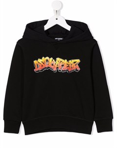 Худи с принтом граффити Dsquared2 kids