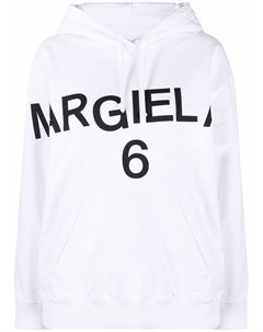 Худи с логотипом Mm6 maison margiela