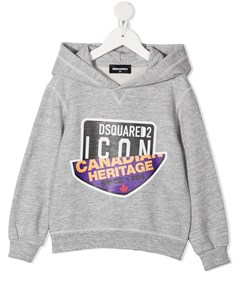 Худи с длинными рукавами и логотипом Dsquared2 kids