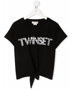 Футболка с логотипом Twinset kids