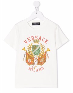 Футболка с логотипом Versace kids