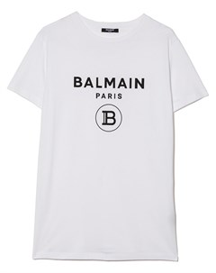 Футболка с логотипом Balmain kids