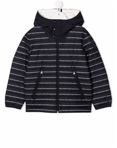 Куртка с капюшоном и логотипом Moncler enfant