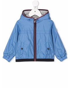 Куртка с капюшоном и контрастной отделкой Moncler enfant