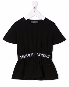 Футболка с логотипом Versace kids