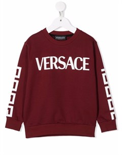 Футболка с длинными рукавами и логотипом Versace kids