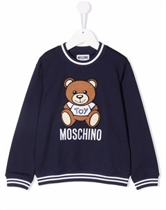 Толстовка с вышитым логотипом Moschino kids