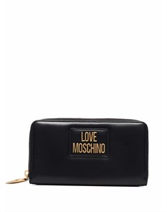 Кошелек на молнии с логотипом Love moschino