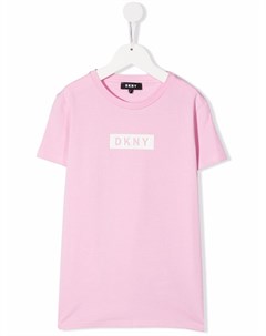 Платье футболка с логотипом Dkny kids