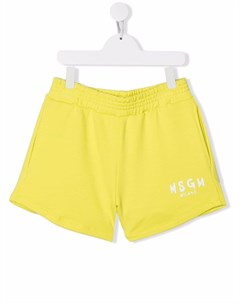 Спортивные шорты с логотипом Msgm kids