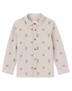 Рубашка с монограммой Burberry kids