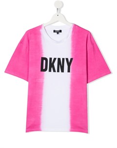 Футболка с принтом тай дай Dkny kids