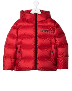 Пуховик с логотипом Dsquared2 kids