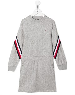 Платье толстовка с отделкой в полоску Tommy hilfiger junior