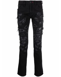 Декорированные джинсы кроя слим Philipp plein