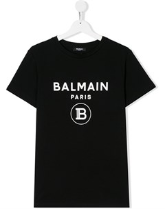 Футболка с логотипом Balmain kids