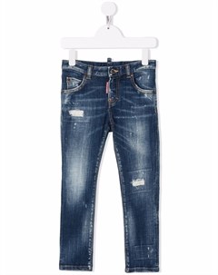 Джинсы с эффектом потертости Dsquared2 kids