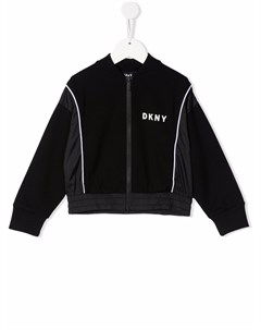 Бомбер на молнии с логотипом Dkny kids